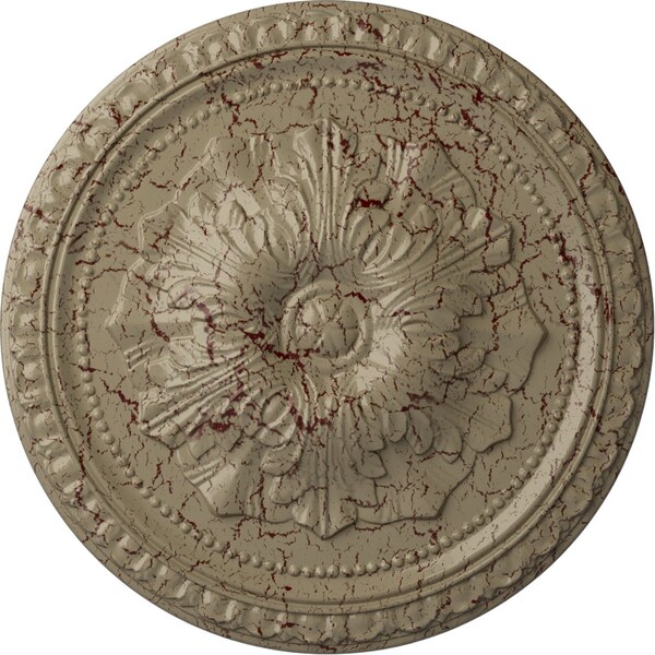 Ekena Millwork Richmond Ceiling Medallion (Fits Canopies up to 2 5/8"), 18"OD x 1 3/8"P, Gobi Desert Crackle CM18RIGDC - main